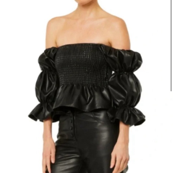 Misa Los Angeles Off the Shoulder Top - Picture 3 of 5